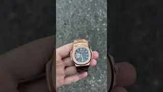 Seiko Mod Nautilus Rose Gold (Open Heart) ⚜️       #seiko #automaticwatch #customwatch