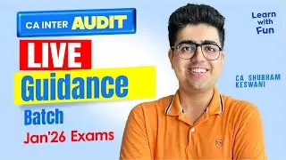TARGET 60+ | CA Inter Audit Jan'26 Batch Details | CA Shubham Keswani (AIR 8)