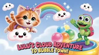 🌈☁️ &ldquo;Lulu and the Magical Cloud Ride to Bubble Town&rdquo; ☁️🌈 Fantasy Journey, Family Entertainment