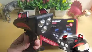 bike light horn holder review unboxing مراجعة