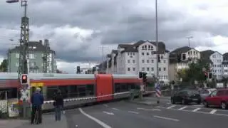 BÜ Gießen Frankfurter Str. mit GTW 2/6