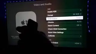 Apple TV 4K SDR & Match Content On