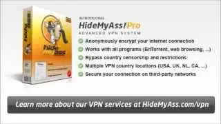 Hide IP/Hide My Ass (How to work HMA)