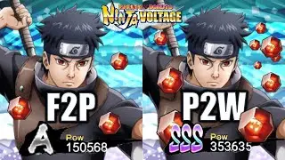 The SECRET of P2W vs F2P... Shikamaru Hokage x Kuyuto Team Attack | Naruto x Boruto Ninja Voltage