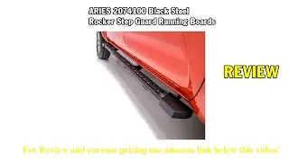 Review ARIES 2074100 Black Steel Rocker Step Guard Running Boards for Select Jeep Wrangler JK