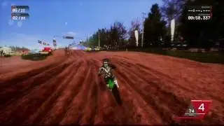 MXGP 3 - Crash ... 10G ,gameplay (xbox one)