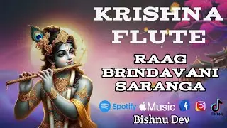 Inner Peace with Krishna Flute Melodies Raag Vrindavani Saraga For Meditation | MORNING FLUTE