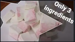 Halal Homemade Marshmallow/Quick and easy recipe