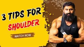 3 Tips for Shoulder development | Best tips for round shoulders | X reps | Biglee Tamil