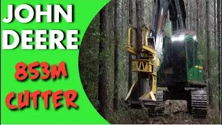 John Deere 853M, Let&rsquo;s Watch The New Cutter Operator Work