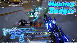 PUBG Mobile - Review Honey Badger 7 Level Đầu Ti&ecirc;n Với Skin Hiệu Ứng Cực Đẹp Nhưng Hơi Tiếc..