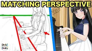 Drawing in Perspective: Character and Background｜Pro Illustration Correction  [Art Advice]