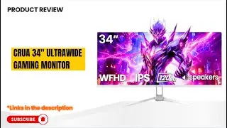 CRUA 34&rdquo; Ultrawide Gaming Monitor Review | 120Hz, 21:9 WFHD, IPS, FreeSync 🔥