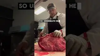 Как правильно нарезать верхнюю часть говяжьей вырезки для брачоле, рагу и других блюд.