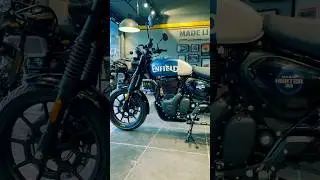 Обновленная версия мотоцикла Hunter 350 Rebal Blue || Royal Enfield || #countrymotorz ​​#hunter35...
