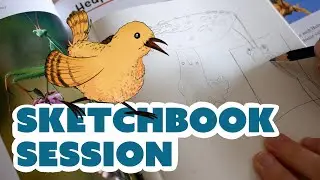 On an inspiration treasure hunt // sketchbook session