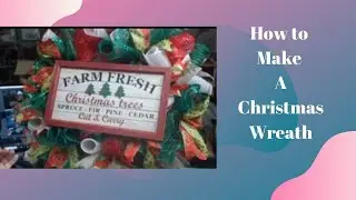 How To Make a Christmas Wreath with Creative Wreaths and Flowers