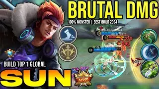 SUN BEST BUILD 2024 | BUILD TOP GLOBAL SUN GAMEPLAY | MOBILE LEGENDS✓