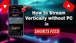 How to do vertical gaming live stream in 2025 🫶🏼| vertical live stream kaise kare | #bgmi #youtube