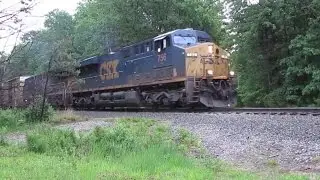 CSXT 756 (ES44AC) in Ocean Park - Pan Am POSE