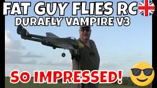 DURAFLY VAMPIRE V3 2ND AND EVEN BETTER FLIGHT NEW! by FGFRC #aviation