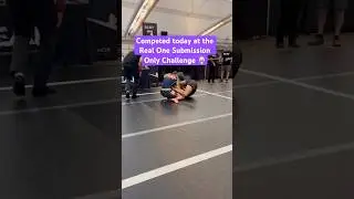 Competed today at the Real One Submission Only Challenge 🥋