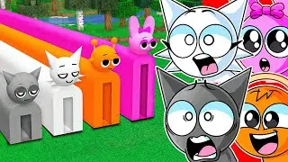Reacting To SPRUNKI SQUAD TUNNEL in Minecraft!