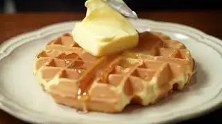 Crisp Waffles, Soft Sounds | Morning ASMR Cooking | AI ASMR |