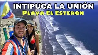 Playa El Esteron INTIPUCA La Unión 🇸🇻🇨🇴 Esculturas de Arena GIGANTES