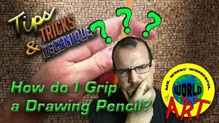 How do I grip a drawing pencil?!!