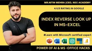 Master Excel's  Index Reverse Lookup Function in 5 Minutes!