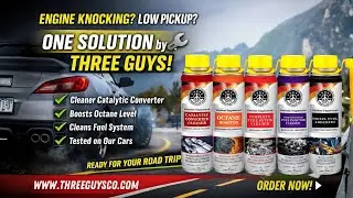 THREE GUYS Fuel Additives | Catalytic Converter, Octane Booster & System Cleaner