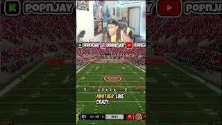 IM HIM IN NCAA FOOTBALL😤 KICK.COM/POPNJAY #POPNJAY #FYP #SHORTS #REEL