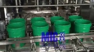 4 nozzle barrel filling machine bucket oil filling machine دلو آلة تعبئة الزيت