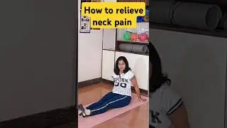 How to relieve neck pain #neckpain #yoga #exercise #fitness #shorts #saritadesai #viralshorts