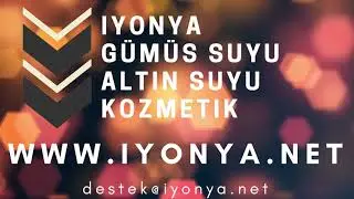 iYONYA FREKANS İYONYA G&Uuml;M&Uuml;Ş SUYU-  ALTIN SUYU - iYONYA  KOZMETİK