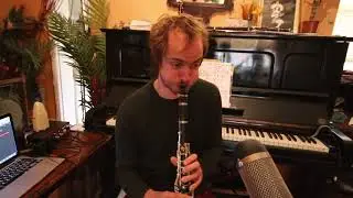 All of Me performed by Ewan Bleach solo clarinet