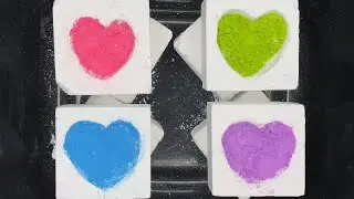 8 BLOCKS OF GYM CHALK &bull; POWDER PUFF &bull; ASMR