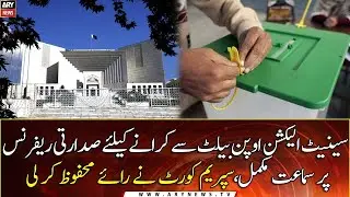 Senate Election Open ballot Reference: SC reserves the opinion