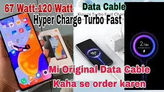 Redmi Note 11 Pro Plus 5G ⚡67W Fast Charging Data (1 - 100%)  Original Data cable kaise order karen