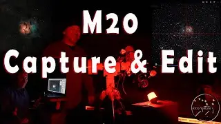 Photographing M20 Through Salt Lake Lights