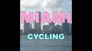 Miami Cycling commute from work through Brickell on Road bike Pinarello