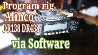 Cara Program rig Alinco DR138 DR438 via Software | Channel, Power, Tone, Feature dll