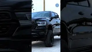 Black Ram Sport clean rims and tires #rims #tires #clean #custom #truck #lifted #dodge #deltatire