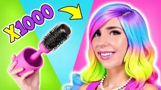 Making & Testing GIANT Beauty Makeup! 🎨 Slime Sam DIY Challenge