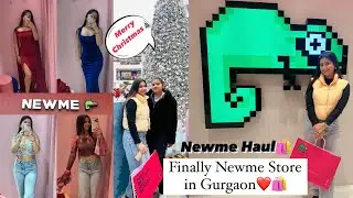 Newme Store In Gurgaon || Airia Mall || newme Haul🛍️ || merry Christmas🎄
