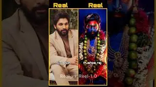 Pushpa 2 movie cast Real vs Reel #cast #trending