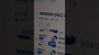 Last Video of the NEBOSH IGC-1 Playlist! #nebosh #safety