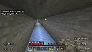 Minecraft Ice bridge gone wrong 