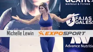 Michelle Lewin en Expo Sport Guadalajara 2018